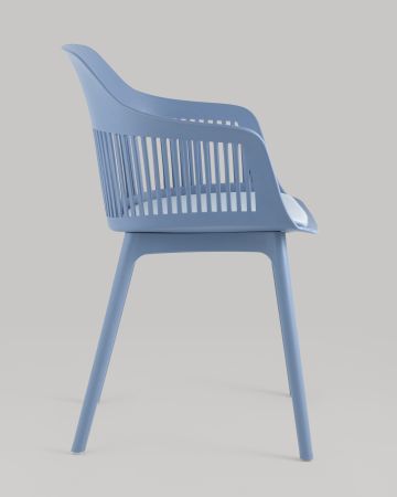 Стул Crocus с подушкой велюр голубой