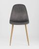 Стул Валенсия велюр серый