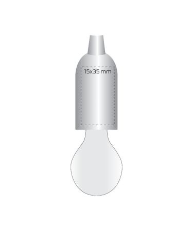 Лампа Retro бирюзовая, пластик