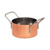 Кастрюля для подачи 12,2 см h7,6 см 870 мл круглая Copper нерж. цвет медь P.L. Proff Cuisine
