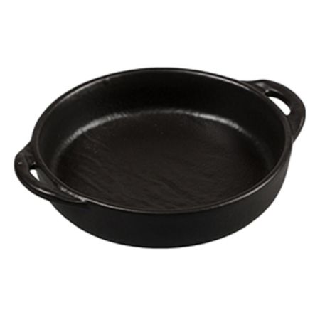 Блюдо круглое 18 см h4 см 570 мл с ручками Black Raw Stellar P.L. Proff Cuisine [4]