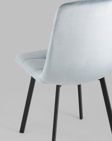 Стул Chilly велюр серо-голубой