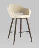 Стул барный Саймон велюр бежевый