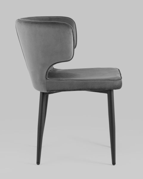 Стул Матео велюр серый