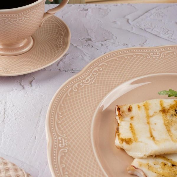 Тарелка d 27 см h3,2 см Aristocrat Peach Tea Noble [6]