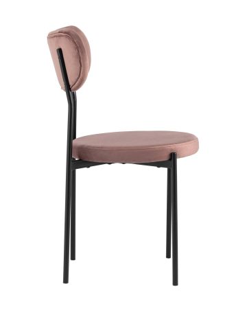 Стул Барбара велюр пыльно-розовый