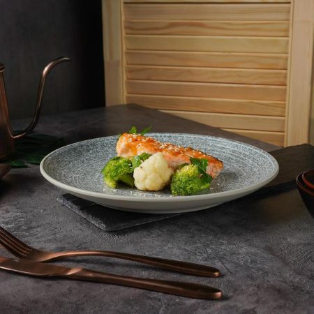 Тарелка d 26,7 см h3,5 см глазурь Glossy Stone Untouched Taiga P.L. Proff Cuisine [1]