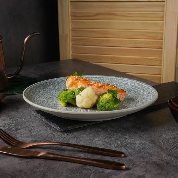 Тарелка d 26,7 см h3,5 см глазурь Glossy Stone Untouched Taiga P.L. Proff Cuisine [1]