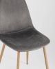 Стул Валенсия велюр серый