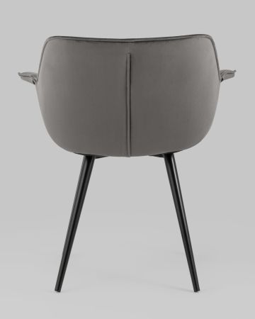 Стул Мэйсон велюр темно-серый