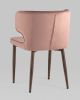 Стул Матео велюр пыльно-розовый ножки дерево
