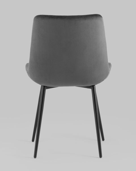 Стул Остин велюр тёмно-серый