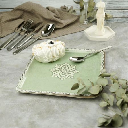 Тарелка квадратная 23*23 см Rome By Bone Innovation [1]