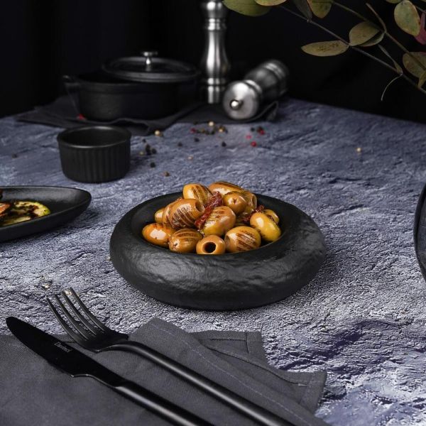 Блюдо круглое d 15 см h4 см Black Raw Stellar P.L. Proff Cuisine [4]