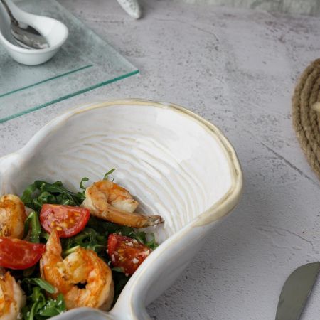 Салатник 325 мл 24,5*16 см h7 см Gray Shell Frutti di Mare P.L. [1]