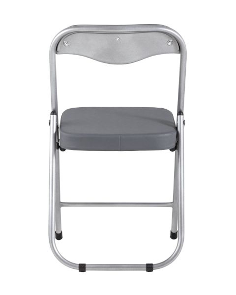 Стул складной ДЖОН металлик, серый