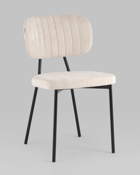 Стул Ханна велюр бежевый