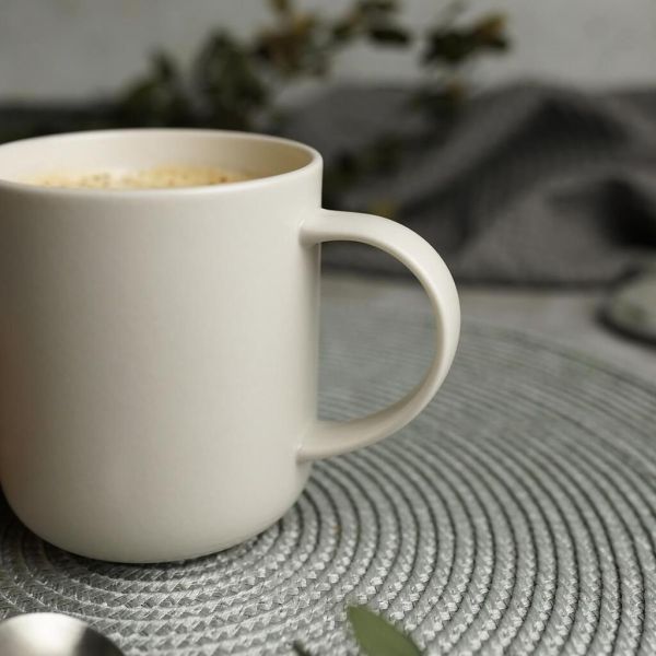 Кружка 350 мл d 8 см h9 см Light Grey Noble [6]