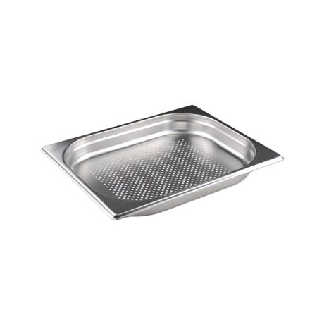 Гастроемкость 1/2 h= 40 мм. 2 л. нерж. перфорир. d=4 мм. MGSteel /1/6/12/