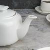 Чайник 500 мл d 11,8 см h11,4 см с фильтром белый фарфор P.L. Proff Cuisine [1]