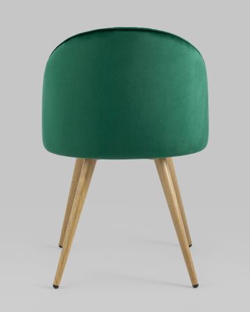 Стул Лион Страйпс велюр зеленый