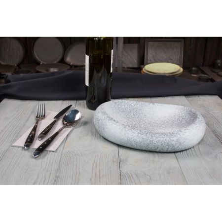 Блюдо овальное 26*20 см h6 см 300 мл Stone Untouched Taiga P.L. Proff Cuisine [1]