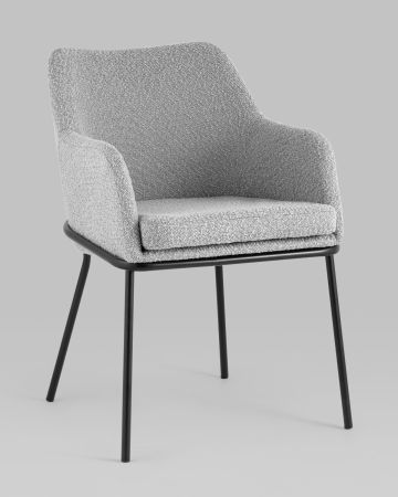 Стул Кози ткань букле серый