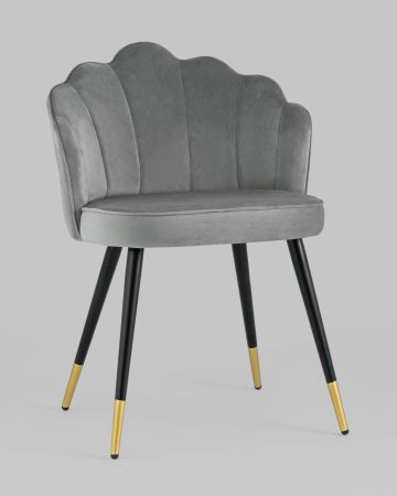 Стул Камилла велюр серый
