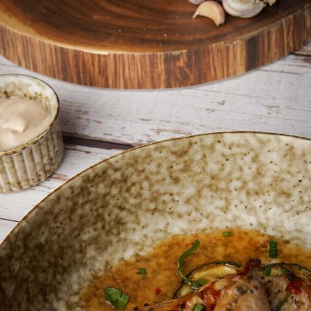 Салатник 1300 мл d 23,5 см h5,5 см Brown Spider Silk P.L. Proff Cuisine [1]