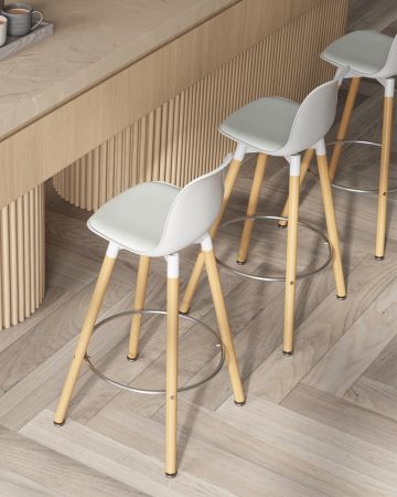 Стул барный Мартин белый