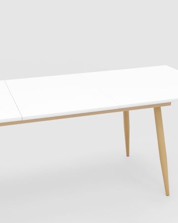 Стол обеденный Стокгольм раскладной 160-220*90 белый