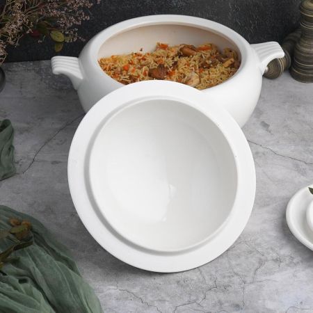 Супница 3 л d 25 см h22 см белая фарфор P.L. Proff Cuisine [1]