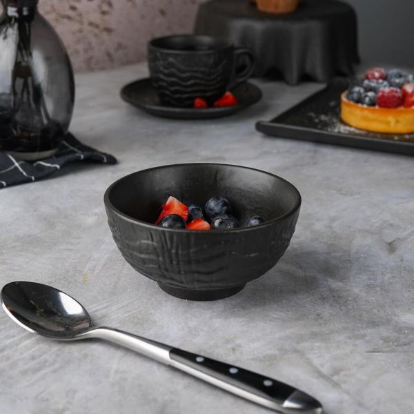 Соусник 150 мл d 9,8 см h5 см круглый Black Raw Wood P.L. Proff Cuisine [4]