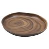 Блюдо 25*24,5*3 см овальное 500 мл African Wood 2 пластик меламин P.L. Proff Cuisine