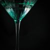 Рюмка коктейльная 450 мл Мартини зеленая Green Glass Optical d 13,2 см h19,1 см P.L. - BarWare [4]