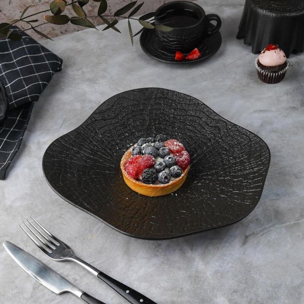 Тарелка d 26 см h4,7 см Wave Up Black Raw Wood P.L. Proff Cuisine [3]