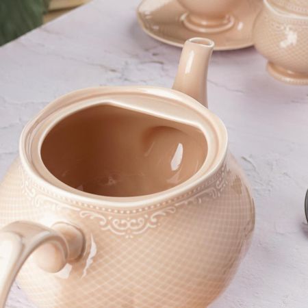 Чайник 1100 мл d 15,5 см h11,2 см Aristocrat Peach Tea Noble [1]