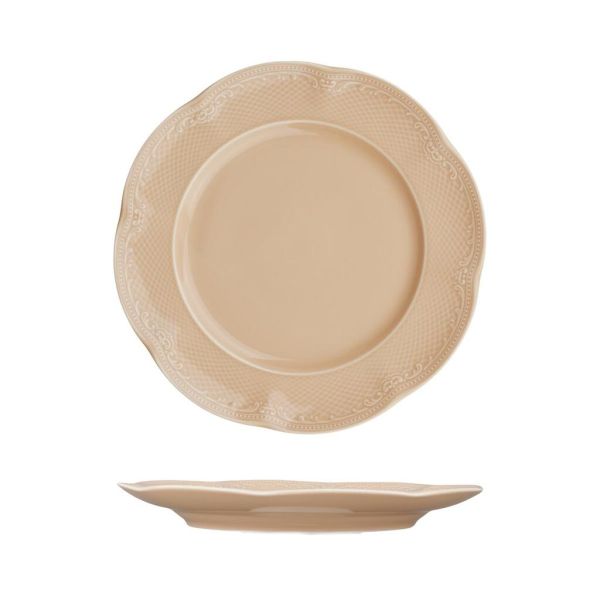 Тарелка d 18 см h2,3 см Aristocrat Peach Tea Noble [6]