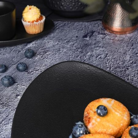 Блюдо овальное 29*20 см h3 см Side Up Smooth Black Raw Stellar P.L. Proff Cuisine [3]