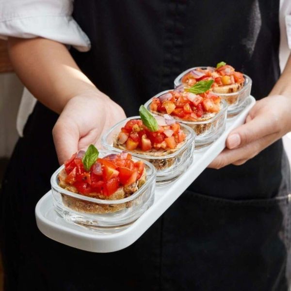 Креманка для комплимента соусник 50 мл "Verrine" 7*7 см h3см стекло Ocean [6]