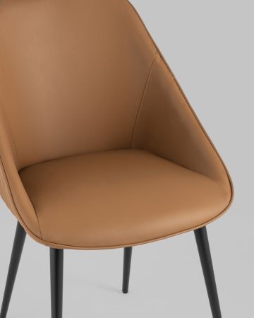 Стул Бланш экокожа коричневый
