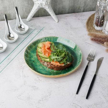 Тарелка с бортом d 22 см h2,7 см Green Frutti di Mare P.L. [1]