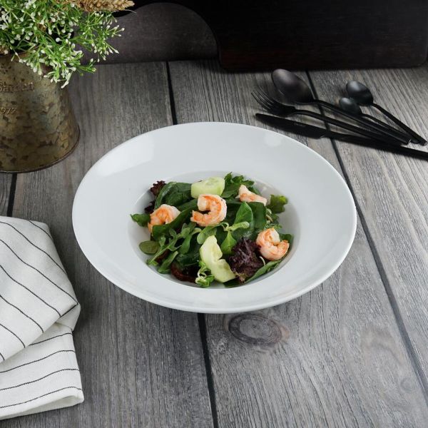 Тарелка глубокая 300 мл d 27,2 см h5,5 см белая фарфор Glory Eco P.L. Proff Cuisine [6]