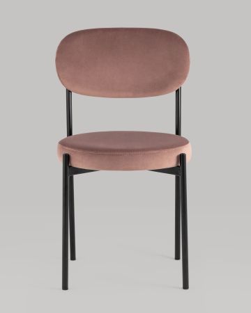 Стул Бриф NEW велюр пыльно-розовый