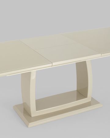 Стол обеденный Орлеан раскладной 160-215*90 бежевый