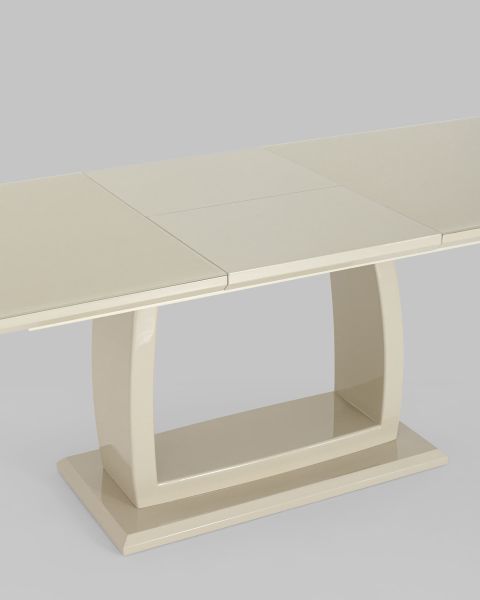 Стол обеденный Орлеан раскладной 160-215*90 бежевый