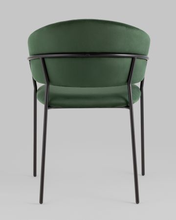 Стул Бруно велюр зелёный
