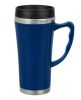 Термокружка  0.4 л синяя, нержавеющая  сталь /  пластик