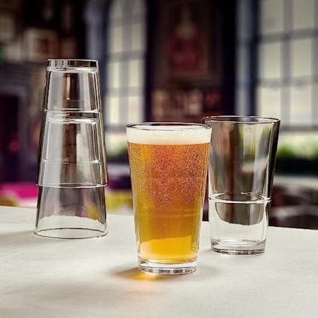Стакан Хайбол 460 мл "Stack up" Tempered Glass d 8,6 см h14,5 см Cocktail&Beer Arcoroc [6]