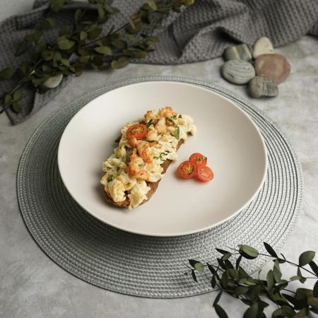 Салатник 1250 мл d 25,5 см h4,5 см Light Grey Noble [1]